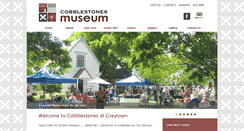 Desktop Screenshot of cobblestonesmuseum.org.nz