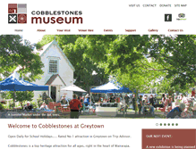 Tablet Screenshot of cobblestonesmuseum.org.nz